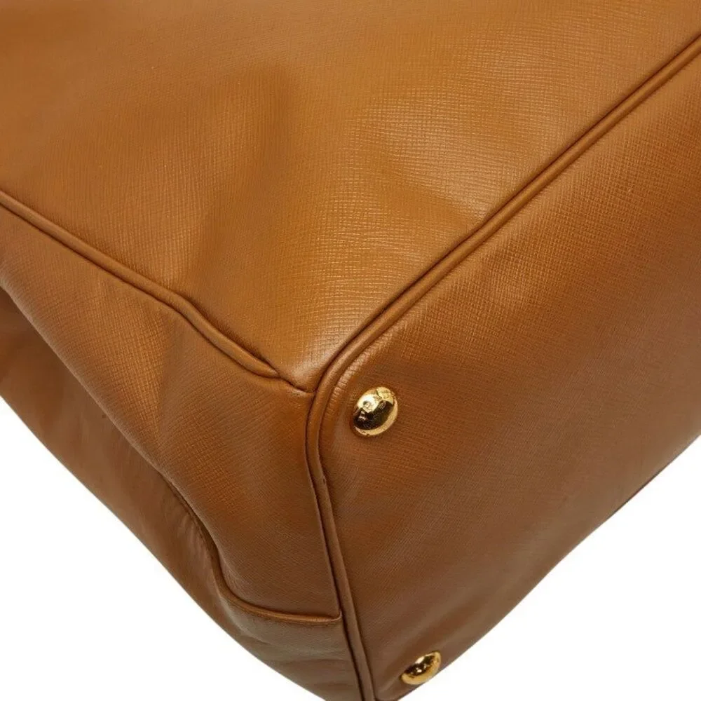 Prada Triangle Logo Tote Bag